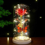 Christma Gift Idea| Led Light Lamp Gift | Galaxy Rose Flower Gift Box | Artificial FLower Gift For Valentine's Day| Forever Rose Flower Gift