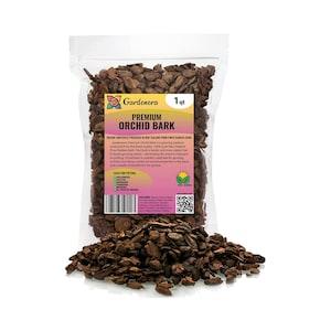 GARDENERA New Zealand Pinus Radiata Bark - Organic New Zealand Orchiata Pine Bark for Orchids - Medium Chips 3-6mm & 9-12mm
