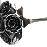 Metal Rose, Wedding Bouquet, Bridal Bouquet, Steamunk Bouquet, Rose Bridal Bouquet, Bridesmaid Bouquet, Wedding