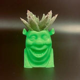 Shrek Unique Planter Pot For Succulents and Flowers 3D Printed, Unique Gift For Birthdays Holidays,Funny Planter, Disney, Personalized Gift