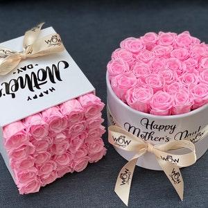 Preserved Mini Roses That Last A Year ¡§D Preserved Rose Box ¡§D Personalized box ¡§D Roses Infinity ¡§D Mothers Day Gift ¡§D Birthday Gifts