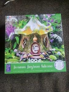 NEW LISTINGCeaco 300 Piece Sally Smith Art Puzzle Fairy Tea House 18x24 New 2018