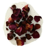 ????DRIED BURGUNDY WINE ROSE PETALS (Count: 60)