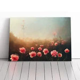 Pretty Carnation Flowers Canvas Print Wall Art Framed Picture Home Decor Large