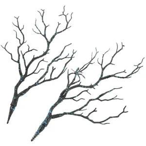 2pcs artificial dried stems Artificial Flowers Twigs Wedding Layout Branch
