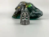 Fleur-de-lis Silver Ring, Sterling silver French Lily, Gothic jewelry for her