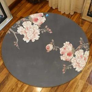 3D Pink Peony Flower ZHUA3085 Game Non Slip Rug Mat Photo Carpet Amy