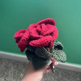 Handmade Crochet Rose Bouquet