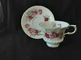 Paragon "Flower Festival Series K" Carnation Bouquet with Gold Trim Teacup