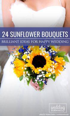 Sunflower Bridal Bouquet [2022 Guide & FAQs] | Wedding Forward Flower Delivery