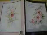 Flowers, Ribbon & Lace In Watercolor Painting Book -McCulloch, Peonies & Periwin