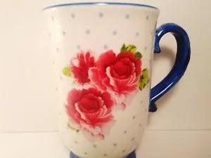 Pioneer Woman Stoneware Carnation Flowers Jumbo 20oz. Coffee/Tea Mug