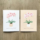 Orchid Mother's Day Card, Proud to be Y'Orchid, Flower Greeting Card for Parent