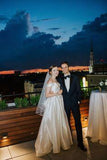Monica & Tal ¡§C Perry Lane Hotel Wedding - Izzy + Co. Photography Flower Delivery