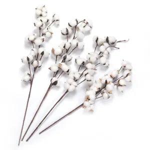 1PCS Dried Flower Simulation Cotton Branch Decoration
