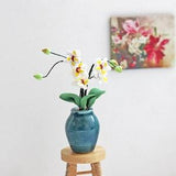 Miniature white magnolia Miniature flower Dollhouse miniatures Dollhouse decoration Dollhouse miniature artisan Photography props