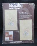 Bucilla Needlecraft 'lily of the valley' Guest Towels VTG Kit No. 48747 Ivory