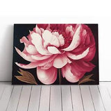 Tremendous Peony Flower Canvas Print Wall Art Framed Picture Home Decor Large