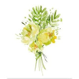 Bouquet with Peony I Poster Art Print, Peony Home Decor