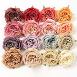 10pcs Peony Roses Silk Flowers Heads Party Shower Wedding Bouquet Garland Decor