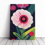 Carnation Flower Abstract Canvas Print Wall Art Framed Picture Home Decor Large