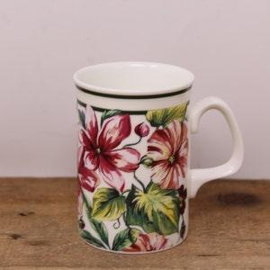 Vintage Royal Doulton Floribunda Mug - English Bone China Mug