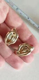 Tiffany & Co. Peretti Cala Lily clip earrings Sterling silver 925. Rare vintage
