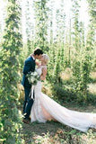 A Romantic Summer Wedding at a Hops Farm in Oregon Flower Delivery