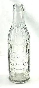 Vintage soda pop bottle CARNATION Bottling Works flower 1965 Mt Vernon Missouri