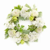 Peony and Hydrangea Wreath 21"D Polyester
