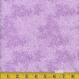 Leaves Orchid Bloom Purple Tone on Tone 108??? Wide Quality Cotton Flannel by Mook Fabrics