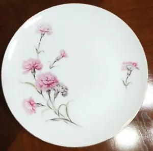 ROYAL COURT Fine China CARNATION Dinner Plates 10 1/2"  SET/2. BEAUTIFUL!