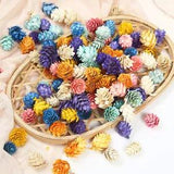 Christmas Pinecone Nut Dried Flower DIY Berry Pine Cone Holly Xmas Party Decors