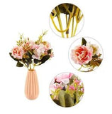 Artificial Orchid Flowers For Decor Silk Flower Bouquet Real Touch Fake...