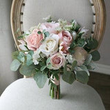 Blush and Cream Bridal Bouquet 12