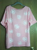 Karen Scott Women's TOP plus size 0X Peony Coral NEW TAG MSRP $36.50 NICE & SOFT