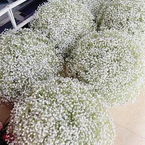 Baby Breath Floral Ball Table Centrepiece Flower Runner Table Runner Artificial Flower Ball Custom Flower Ball Size