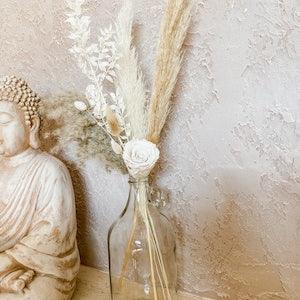 Pampas Rose Bouquet | Dried Floral Arrangement | Preserved Rose
