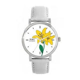 Toff London TLWS-37024 Ladies Yellow Lily Flower Watch