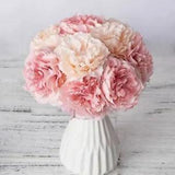 1 Bouquet 5 Heads Artificial Silk Peony Flowers Fake Flowers Hydrangea Home