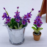 3 pieces Miniature Orchid Miniature Garden Dollhouse 1:12