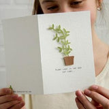 Plant Lady Is The New Cat Lady Greeting Card! Plant Vine Greeting Card For Her. The 4