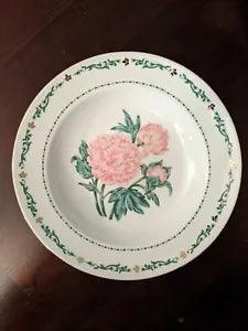 Domestications BIRTH MONTH & FLOWER 8 3/8" RIM SOUP BOWL MAY PEONY