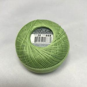 FULL SPOOL - Lizbeth Tatting Thread - Dark Orchid Green - Color #668 - Size 20 or 40