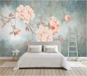 3D Peony Flower 23044NA Wallpaper Wall Murals Removable Wallpaper Fay
