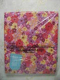 Lily & Loom Flower Patch Warm fabric 3 yard NIP Red yellow lavender Craftsy