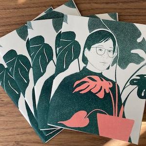 Mini Plant Zine - Risograph print / Plants / Mini Book