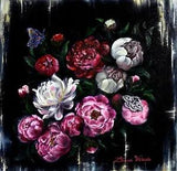 Peony Painting Original Art Floral Dutch Flower Painting Zhanna Vitkovska