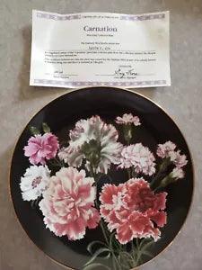The Flower Gardens of Count Bernadotte"Carnation" Plate #A 9164
