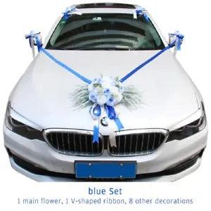 Wedding Car Decoration Home Party Artificial Flower Kit Romantic Fake Rose Peony